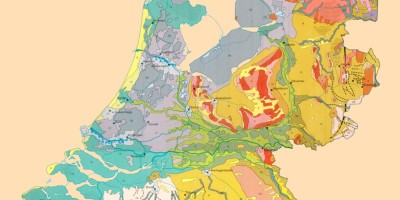 Geomorfologische kaart van Nederland
