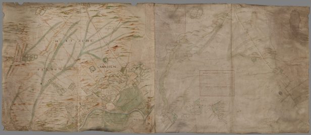 kaart van Van Geelkercken, 1650