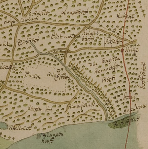 detail kaart Doorwerth
