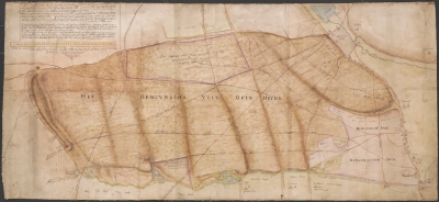 Kaart van het Renkumse Veld van Jan van Call, 1656